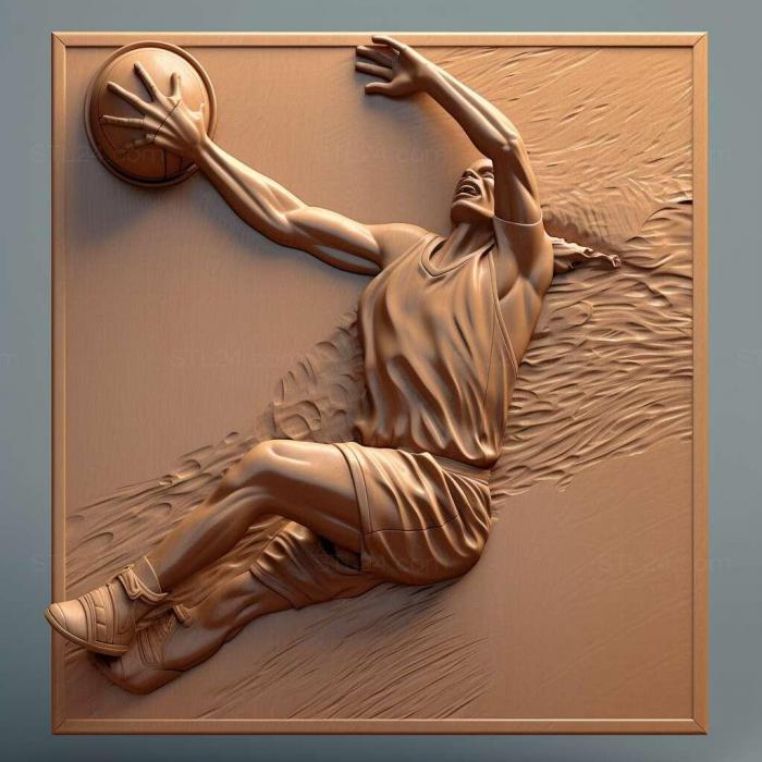 Игры (НБА 2К18 1, GAMES_36365) 3D модель для ЧПУ станка